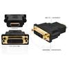 Adaptador HDMI macho a DVI24 +5 hembra adaptador de computadora para tarjeta gráfica tipo a puerto estándar a cabezal DVI-I