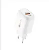 KF-06 5v2.4a cargador de teléfono móvil cargador PD 20W adaptador de corriente estándar americano carga USB estándar europeo