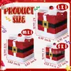 Caja de Regalo de Luces Navideñas con 60 Cajas Emisoras de Luz LED Colocadas Debajo del Árbol para Iluminación Navideña de Interior y Exterior y Decoración de Porche de Arte en Hierro