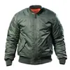 Jaqueta Bomber Masculina de Inverno Long MA1 Força Aérea Roupa Masculina para Exterior Jaqueta de Algodão Americana Roupa de Baseball