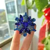 Nuevo broche geométrico de cristal de moda vintage aleación rhinestone corsage pin para abrigo ropa accesorios al por mayor