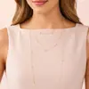 Collar con colgante de diamantes de imitación con lazo multicapa, accesorios de cadena de suéter largo exagerado para mujer, joyería transfronteriza europea y americana