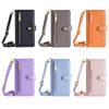 Adecuado para funda de teléfono móvil Moto Edge 40 Neo, funda de cuero multifuncional para teléfono móvil Edge50 tipo bandolera