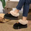 Pantufas de Algodão Femininas de Calcanhar Fechado para Outono e Inverno 2025, Novas Quentes para Interior, Casa, Sola Grossa, Pelúcia, Exterior, Sapatos de Maternidade para Homens