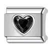 Corazón estampado con diamantes, personalizado, hecho a mano, único, italiano, DIY, accesorios para pulseras de acero inoxidable y joyería - abastecimiento