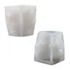 Molde de silicone para vela perfumada em formato de coração com formato de rosa, Molde 3D em formato de coração para Dia dos Namorados, fundição DIY em gesso e resina