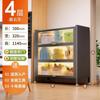 Aparador de cocina Yanen, armario a prueba de polvo, armario de almacenamiento con puerta, armario de almacenamiento de suelo, gran capacidad, estilo europeo para el hogar.