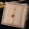 Colar Pingente com Franja de Diamante Brilhante Irregular Pedra Olho de Gato Popular Transfronteiriço, Corrente de Clavícula Elegante e Exquisite, Joias Turcas