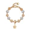 Pulseira Estilo Ins Dourada DIY Pulseira de Contas Estilo Sudeste Asiático Feita à Mão Pulseiras Empilháveis Borboleta Joia Presente