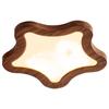 Luminária de Teto para Corredor Estilo Medieval Proteção Ocular Cor de Noz Nuvém Retro Banheiro Quente Proteção Ocular Luminária de Teto para Corredor