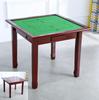 Mesa de Mahjong con patas de madera maciza, mesa de comedor para el hogar, mesa de ajedrez Mahjong manual, mesa de ajedrez Mahjong para residencias de ancianos, no eléctrica