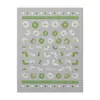 Adesivos de Unha Pétala Fresca de Verão 5D Em relevo Simples Versátil Flor Estéreo Adesivos de Arte de Unha Jóia Estilo Sl