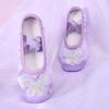 Zapatos de Baile Satinados Nuevos para Niñas y Mujeres con Suelas Blandas para Practicar Lindas Actuaciones Estilo Coreano Zapatos de Garra de Gato Jardín de Infancia 8065
