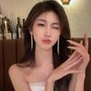Banco de orejas Dongju Xinghe ~ Pendientes de borla de perlas, diseño de nicho, pendientes de principios de verano, pendientes ligeros de lujo, pendientes de moda femenina