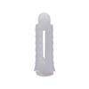 Tubo de Expansión de Plástico Barbelado Engrosado, Tornillo de Expansión de Plástico, 6 Sellos Extendidos Barbelados Blancos, 1000 Piezas/Paquete