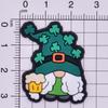 Parche Adhesivo Suave de PVC Sección de Sombrero Verde de Dibujos Animados Funda de Teléfono Móvil Equipaje Taza Térmica Hebilla Decorativa Parche Decorativo Hecho a Mano DIY