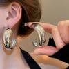Aretes de Borla Viento Frío Serie Plata Aguja de Plata Aretes Estilo Moda Heavy Metal Aretes de Diseño Simple Nicho
