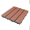 Piso de Madera Plástica Texturizada para Uso en Exteriores, Baldosas Pequeñas de Madera Plástica Coextruida para Ensamblaje Propio DIY, Piso de Madera Plástica Texturizada para Exteriores de Patio