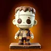 Adornos de Madera de Halloween Estilo Europeo y Americano, Decoraciones de Atmósfera Festiva, Adornos de Escritorio, Regalos Preferidos y Adornos Artesanales