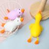 Juguete lindo y adorable para aliviar el estrés: Pato Amarillo Pequeño y Ganso Blanco Grande Dibujo Animado Juguete de Apretar para Adultos