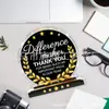 Enfeites de marca de acrílico transfronteiriços, artesanato personalizado, mesa para o dia das mães, dia dos pais, presentes de Natal, Halloween