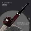 Pipa de Tabaco de Madera Madera de Brezo Bulldog Dengdeng Hecha a Mano para Hombre Mango Recto con Elemento Filtrante 9mm Accesorios para Fumar Fabricante Mayorista