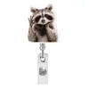 Insignia de Gato con Emoticono Insignia de Identificación de Animal Retráctil Carrete Acrílico Insignia de Perro Retráctil Nuevo Estilo Médico