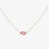 FR Pulsera Mini Herradura Freden Nuevo Abierto de Francia Gradiente Fei Nicho Collar de Gama Alta Joyería de Mano con Temperamento Lujo Ligero