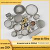 Tampa de filtro encapsulada de aço inoxidável 304 Tampa de filtro encapsulada sem costura Tampa de filtro de cobre para remoção de óleo e impurezas