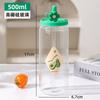 Nuevo Vaso de Vidrio con Popote Macaron para Niñas de Alto Boro Silicato de Alto Valor Taza para Leche Desayuno Jugo Té con Leche