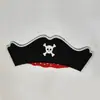 Atacado Chapéu de Pirata de Feltro para Halloween Acessórios de Adereços de Fantasia de Pirata Caribenho Chapéu com Caveira