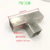 Acero Inoxidable 304 Tubo Cuadrado 40*40 Conector de Unión Espesor Grueso Conector de Tres Vías para Estante Exhibidor Accesorios de Fijación para Tubo Cuadrado