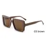 Nuevas Gafas de Sol de Acetato de Color Gelatina con Montura Cuadrada, Estilo Europeo y Americano de Moda, Gafas de Sol Polarizadas de Alta Gama de Tendencia Transfronterizas