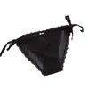 Calcinhas de Renda, Calcinhas Transparentes Ultra-Finas Femininas com Cadarço e Renda Vazada de Cintura Baixa