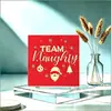 Guardanapos de Natal com Estampagem Metalizada, Guardanapos de Papel Decorativos Impressos Descartáveis Espessados para Festas de Fim de Ano, Personalização Transfronteiriça