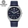 Augusten Reloj Mecánico Completamente Nuevo para Hombre Correa de Cuero Luminoso Automático Completo Reloj Casual para Hombre