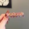 Pinza para el Cabello Coreana de Cristal Resistente, Dulce y Colorida Pinza de Pato Dopamina para Recoger el Fleco y el Cabello Lateral para Mujeres