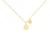 Collar de Acero de Titanio con Cuentas de Cara Sonriente de Doble Capa para Mujer, Cadena Clavicular de Lujo Ligero de Nicho, Cadena de Cuello Elegante de Celebridad de Internet, Cadena para Sudadera