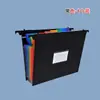 Carpeta de archivo acordeón colgante tamaño A4, gran capacidad, expandible, para organización y almacenamiento de oficina, adecuada para uso transfronterizo