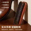 Cepillo para zapatos de crin de caballo, cepillo regular ensanchado para zapatos de cuero, cepillo pulidor de área grande, cuidado de sofás de cuero, producción personalizada OEM