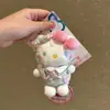 Auténtico Peluche de Dibujos Animados Sanrio Hello Kitty Bolsa Decoración Colgante Llavero Colgante