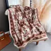 Bufanda Gruesa de Jacquard Paisley de Doble Cara de Faux Cachemira para Viaje, Chal Versátil de Estilo Étnico Vintage para Primavera y Otoño