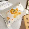 Fundas de Almohada de Gasa de Dibujos Animados para Niños, un Par de Fundas de Almohada de Algodón Puro para Uso en el Hogar, Cubierta Interior para Relleno de Almohada 40X60
