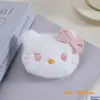 Dibujo Animado Lindo Gato Kt Broche de Felpa DIY Llavero de Bolso Colgante Pequeño Zapatos Ropa Sombrero Accesorios Decoraciones