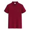Camiseta de manga corta ligera, cómoda y transpirable para verano, ropa de trabajo corporativa, polo con cuello, camiseta de manga corta para actividades de equipo para hombre