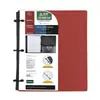 Suministro exclusivo transfronterizo de cuaderno recargable plegable de 360 grados, carpeta de tres agujeros estándar de EE. UU., carpeta de PP al por mayor