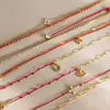 Wanxing Hilo Rojo Francés Pulsera de Hilo Rojo Pequeña Doble Capa Una Cadena Una Cadena Pulsera Valiente Pulsera de Fortuna de Año Nuevo Venta al por Mayor