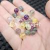 Fluorita perlas antiguas jade perlas sueltas perlas de arroz tubo recto columna recta ovalado Accesorios de pulsera Passepartout perlas