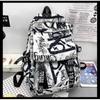 Outono 2022 Nova Moda Bolsa Escolar Feminina Camuflagem Personalizada Graffiti Mochila Casal Mochila Estudantil de Grande Capacidade para Homens