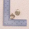 Colgante de Cara Sonriente de Plata Antigua para Labios DIY Diseño de Moda Joyería de Aleación Pulsera Collar Colgante Accesorios Decorativos para Joyería